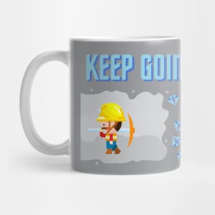 Keep Going: Motivational Mining Metaphor Mug